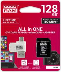 GOODRAM MicroSDHC card 128GB CL10 +