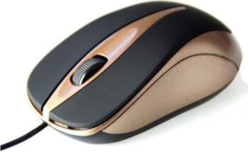 Media-Tech  Optical mouse Plano black-gold |