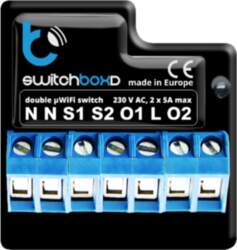 Blebox switchboxD - DOUBLE CIRCUIT BREAKER