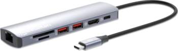 Manhattan  USB-C Dock/Hub with Card Reader