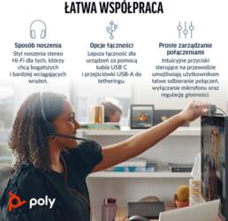 POLY Headset Blackwire 3220 ST USB-C