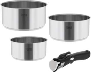 TEESA Cookware set with detachable handle