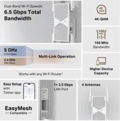TP-LINK  RE405BE network extender Network repeater