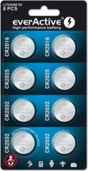 EverActive LITHIUM BATTERIES SET 8 PCS