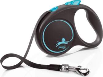 Flexi Automatic leash Black Design S