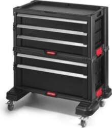 KETER BOOKCASE 5 DRAWERS TOOL CHEST