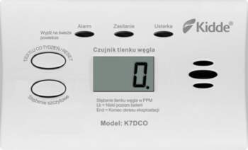 KIDDE Carbon monoxide detector K7DCO with