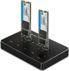 Qoltec  Drive docking station 2xSSD M2