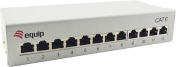 EQUIP  12-Port Cat.6 Desktop Patch
