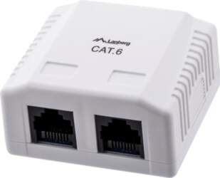 LANBERG  Surface mount box 2x RJ45