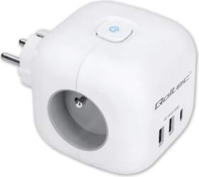Qoltec 6-in-1 Power Cube Extension Socket