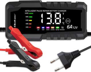 Qoltec Microprocessor-controlled charger 12V 6A |
