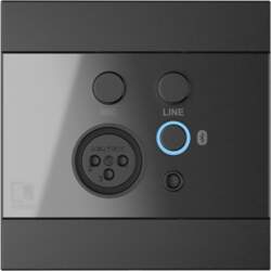 AUDAC WP225/B Wall Panel, XLR mic