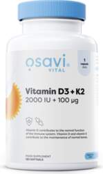 Osavi vitamīns D3 + K2, 2000IU