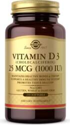 SOLGAR D3 vitamīns 1000 SV 25