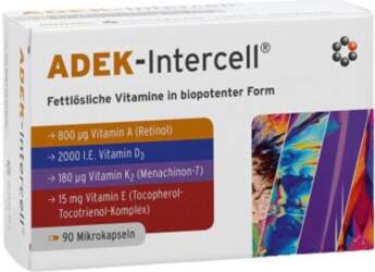 INTERCELL PHARMA Adek-Intercell (90 kapsulas)