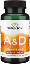 Swanson A un D vitamīni -