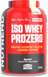 "Nutrend Iso Whey Prozero" baltā