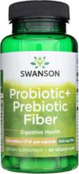 "Swanson Probiotic+ Prebiotic Fiber" 500