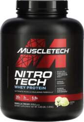 MuscleTech Nitro Tech proteīna vaniļas garša