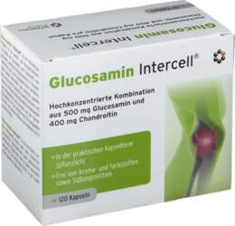 INTERCELL PHARMA glikozamīns Intercell (120 kapsulas)