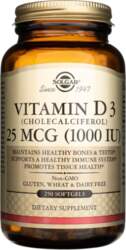 Solgar D3 vitamīns 25 mikrogrami (1000