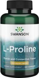 SWANSON L-prolīns 500 mg (100 kapsulas)