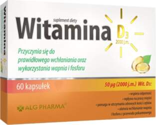 AlgPharma ALG Pharma Vitamīns D3 2000