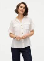 Vero Moda Krekls Bumpy 10310139 Balts