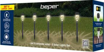 Beper P207ILO050  5 Solar Lights Set