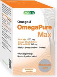 Agetis Supplements Ltd. OMEGAPURE Max kapsulas