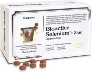 Pharma Nord Bioactive Selenium+Zinc tabletes N90