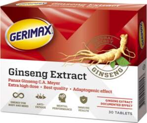 GERIMAX Ginseng extract tabletes N30
