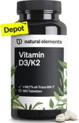 Natural elements D3 + K2 Depot