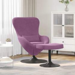 Olas krēsls ar pufu Violeta Samts
