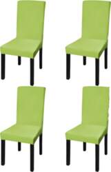 Krēslu pārvalki, 4 gab., zaļš, elastīgs
