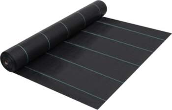 Augsnes pārsegs, PP, 2x5 m, melns