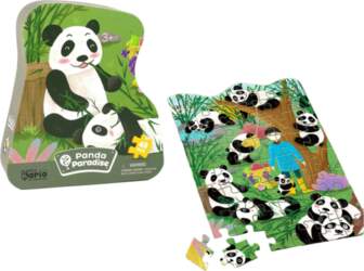 Bamboo Forest Panda Puzzle 48 Elements