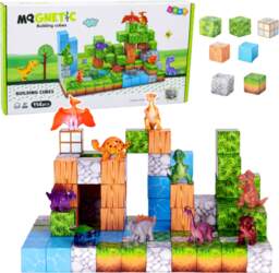 Magnetic Construction Blocks Cubes Square World