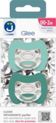 2-pack. Smart pacifiers Glee 0-2m mint-turquoise