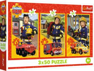 Puzzle - 3x50 - Fireman Sam
