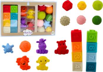 Soft Educational Bath Blocks 20 Pieces