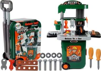 Tool Set in a Wheeled Case