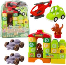 Educational Construction Blocks in a Backpack