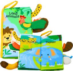 Soft Educational Book Rustling Animals For