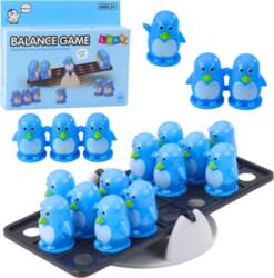 Blue Penguin Balancing Educational Skill Game