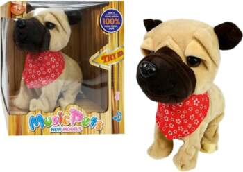 Interactive Dog On a Leash Barks