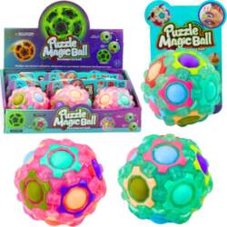 Magic Ball Puzzle Fluorescent Studs 7cm