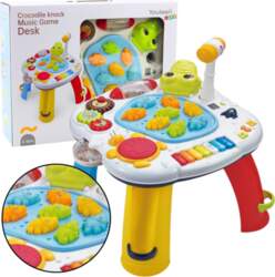 Interactive Educational Table Piano Drum Crocodile