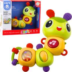 Interactive Sensory Caterpillar Musical Rattle Teether